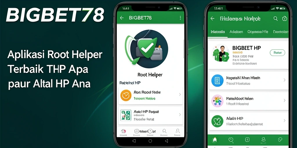 Tampilan aplikasi BIGBET78 yang ramah pengguna dan fitur canggih.