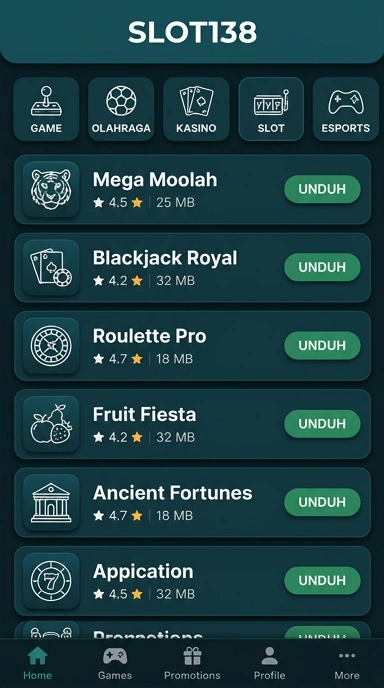 Akses Aplikasi Populer & Kanal Uji di slot138 | Unduh Sekarang